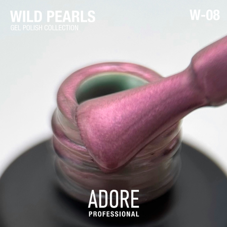 ADORE Perłowy lakier hybrydowy Wild Pearls W-08, 8 ml