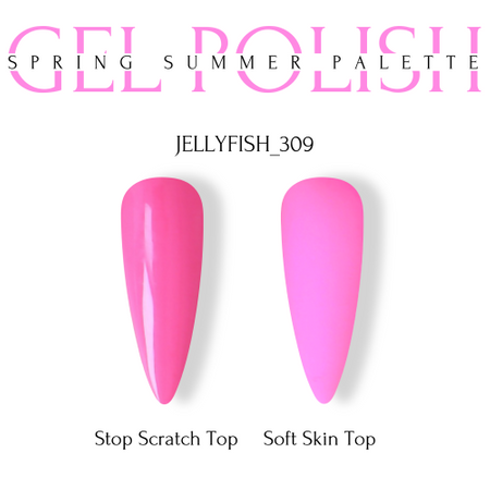 Adore Lakier Hybrydowy 309 Jellyfish, 8 ml