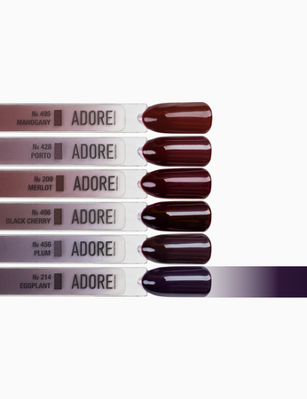 Adore Lakier Hybrydowy 214 Eggplant, 12 ml