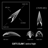 ADORE Formy górne do przedłużania paznokci DUAL NAIL FORMS - Typ 07 cat's claw, 140 szt