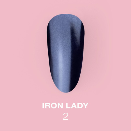 LUNAmoon Zestaw pyłków do paznokci "Iron Lady" — 6 szt.