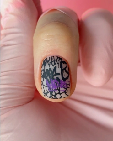 DARK Stamping Polish nr.08 - fioletowy, 10 ml