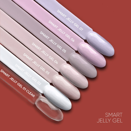 NAILSOFTHEDAY Smart Jelly Gel 07 - jasno-fioletowy budujący żel-galaretka, 15 g