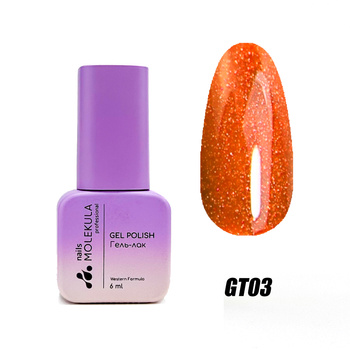 Molekula Professional Lakier hybrydowy Glint Touch GT03, 6 ml