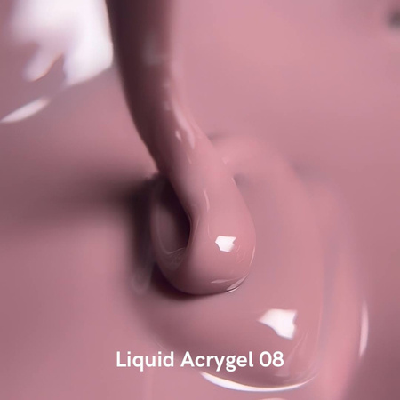 NAILSOFTHEDAY Liquid Acrygel 08 - zgaszony nude płynny akrylożel, 15 ml