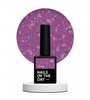 NAILSOFTHEDAY Potal Base 08 – bordowa baza z miedzianymi holograficznymi płatkami, 10 ml