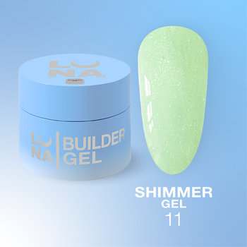 LUNAmoon Shimmer Gel Nr.11 - żel budujący, 15 ml