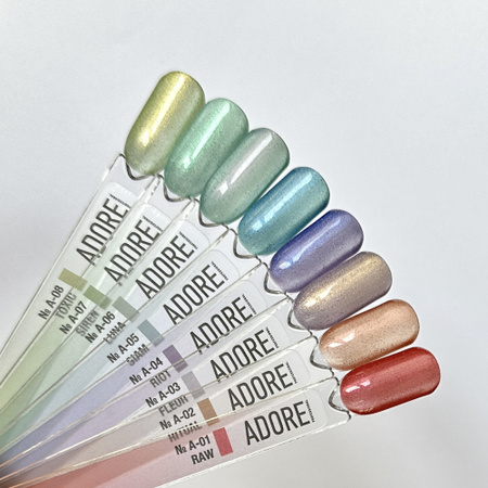 ADORE Lakier hybrydowy Cat's Eye Aura A-01, 8 ml