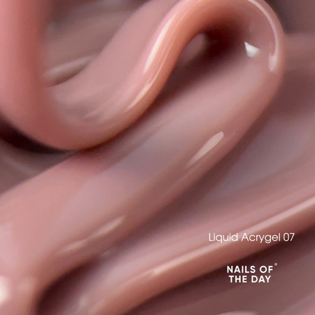NAILSOFTHEDAY Liquid Acrygel 07 - nude płynny akrylożel, 15 ml