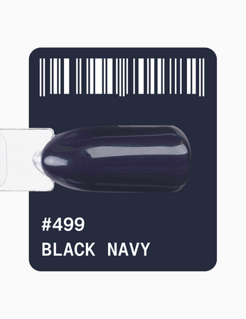 Adore Lakier Hybrydowy 499 Black Navy, 12 ml