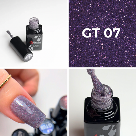 Molekula Professional Lakier hybrydowy Glint Touch GT07, 6 ml