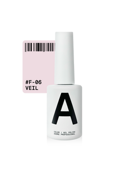 ADORE Lakier hybrydowy do frencha F-06 - welon, 12 ml